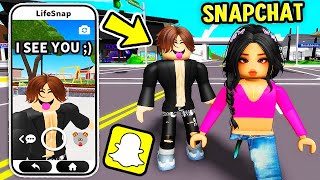 CREEPY ONLINE DATER BOSS Stalks Me On SNAPCHAT in BROOKHAVEN RP!