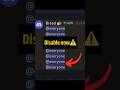 How To Disable @everyone Ping in Discord #Discord #ping #discordserver