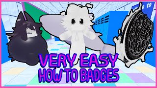 HOW TO GET ALL BADGES in FUNDAMENTAL PAPER EDUCATION [RP] - Roblox