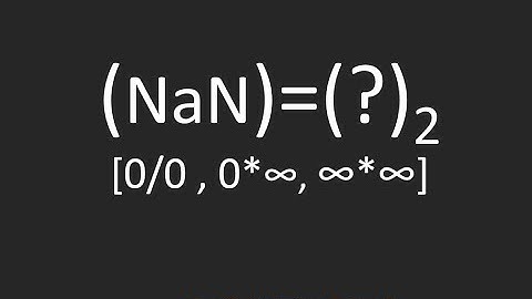 What is NaN in Computing | What is binary notation of Nan