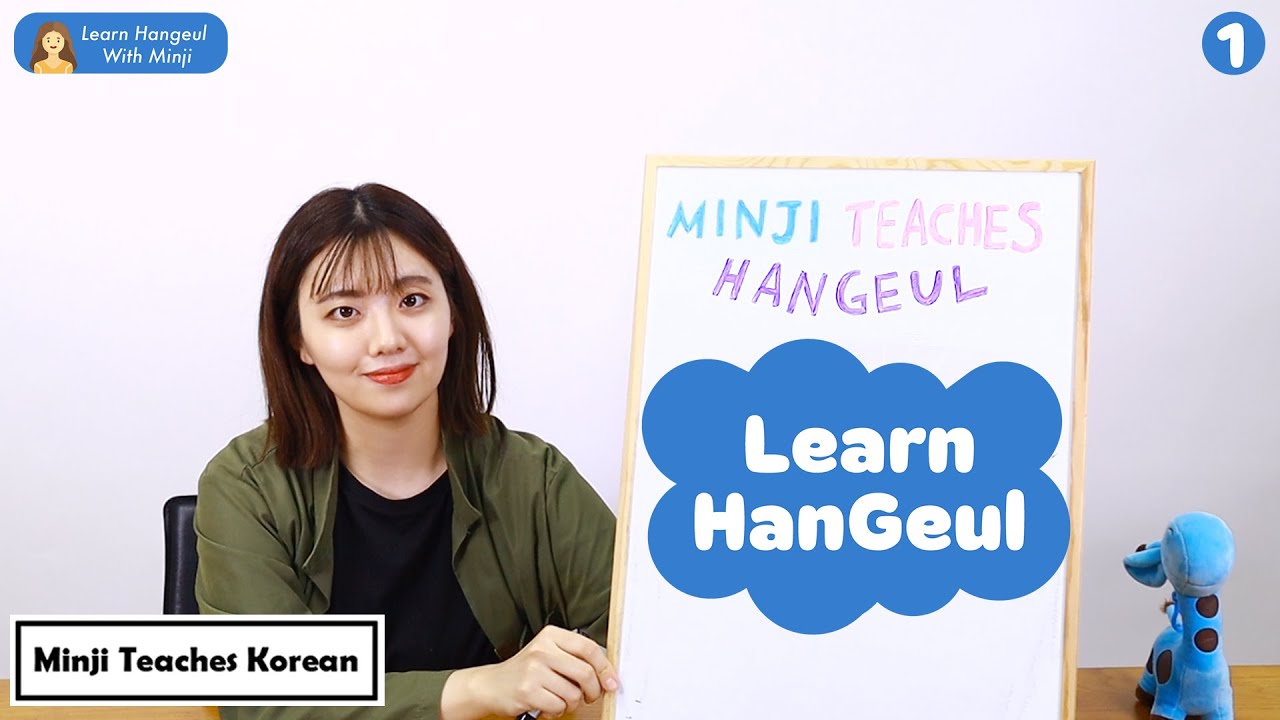 Let's learn Hangeul! Introduction & Things to know [Hangeul 101 with Minji]