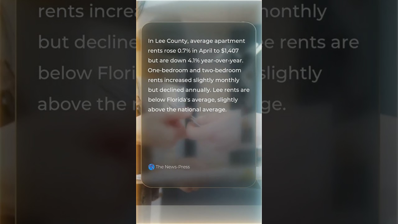 Lee County apartments for rent saw price increases in April