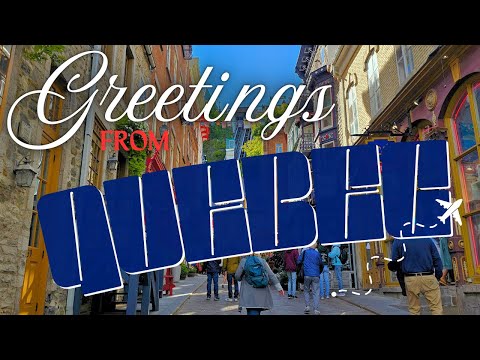 Quebec City (Old Quebec) | THROUGH THE EYES OF A FIRST-TIMER | 4k