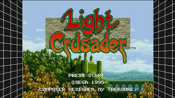🕹 SEGA MEGA DRIVE CLASSICS - Light Crusader Start Screen [Intro] 📹 PS4Pro