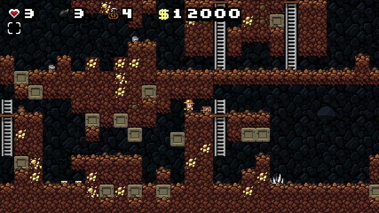 Spelunky Classic Game Playthrough