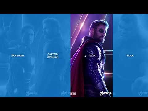 Landing Page Avengers
