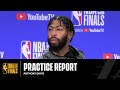 Anthony Davis is focused and ready for tomorrow's game | Lakers Practice
