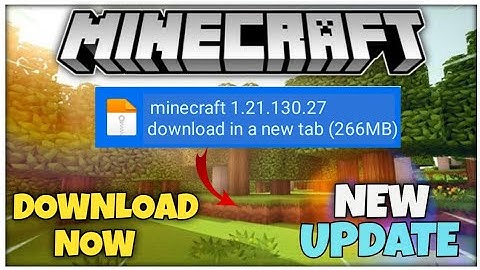 📢 Minecraft BETA 1.21.130.27 – The Latest Update Is Finally Here! 🏆