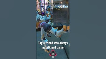 Tag A friend who always go afk mid game. Apex Legends Funny !