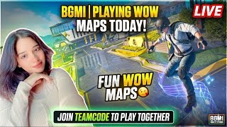 BGMI GIRL GAMER LIVE 🔴 Join Teamcode | WOW fun #bgmi #bgmilive #pubg #shorts #shortslive #livestream
