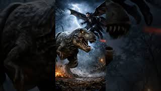 The Most Terrifying Fight Ever: Vampire vs T-Rex!”🦖🧛‍♂️