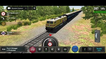 9 Realistic Trains Run At Bumpy High Graphics Railroad Crossing Tracks | steam Engine | Icf coach 