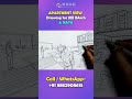 Step-by-Step APARTMENT VIEW Drawing for JEE BArch & NATA | Practice Video by @ssacinstitute 