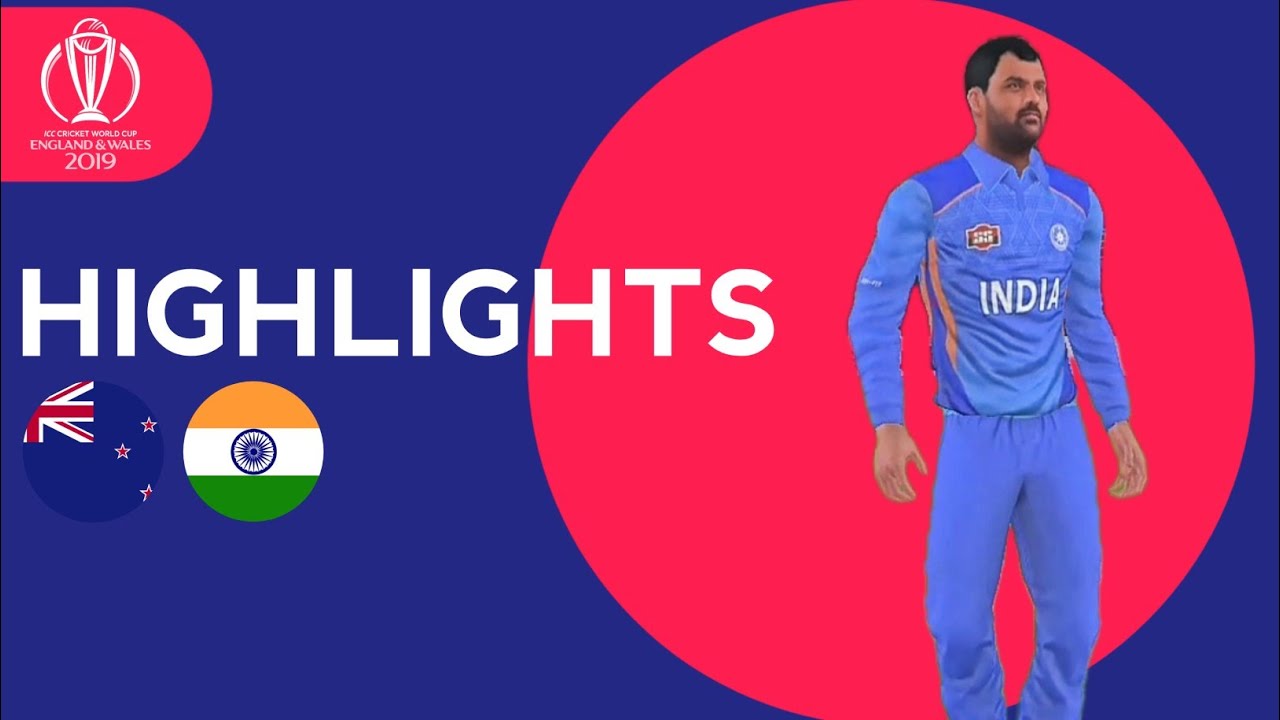 India v New Zealand | ICC World Cup 2019 | RC22 - YouTube