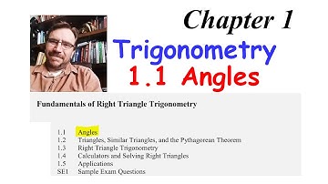 1.1 Angles | Degree Measure | Complement | Supplement | Parallel Lines and Transversals