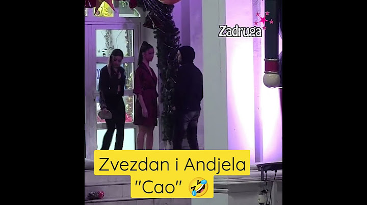 Zvezdan i Andjela se slucajno sreli