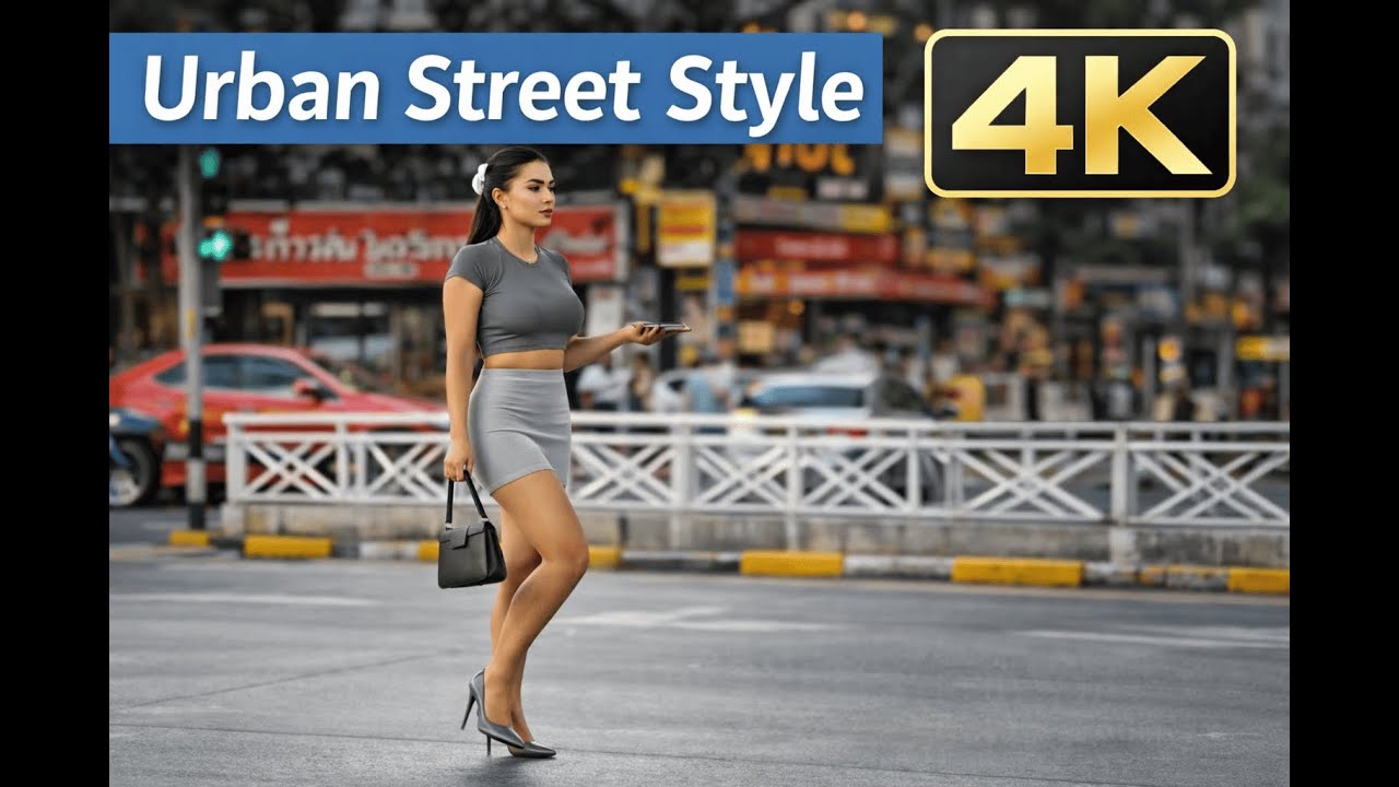 Urban Street Style | Modern City Walks in 4K