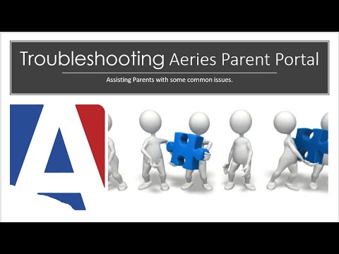 Troubleshooting Aeries Parent Portal