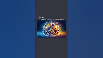 How Ai sees 4D🪐 #ai #art #shorts #dimensions