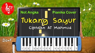 Lagu Tukang Sayur Not Angka Pianika Cover Ciptaan AT Mahmud Lirik Karaoke Tematik SD Kelas 3 Tema 7