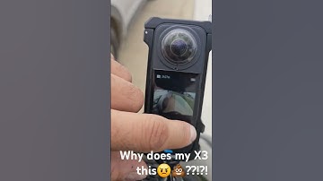 Imsta 360 X3, white screen issue, works single lense, cant get both to work together.