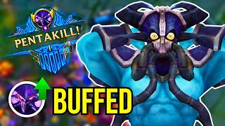 KASSADIN BUFFS GOT ME A PENTAKILL