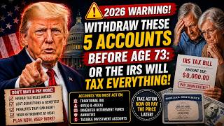 WITHDRAW THESE 5 ACCOUNTS BEFORE AGE 73: Or the IRS Will Tax Everything (2026 Warning)
