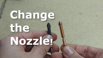 WHEN and HOW to change the NOZZLE on the K1C