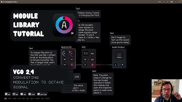 Audulus Module Library Tutorial: 2.4 Converting Modulation to Octave Signal