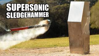 Worlds Fastest Sledgehammer Vs Bulletproof Coffin