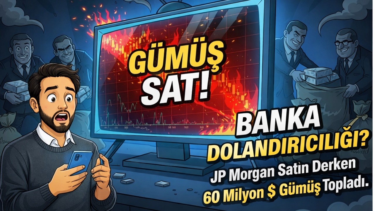 💰Gümüş Soygunu: JP Morgan Size Satın Derken 60 Milyon $ Gümüş Topladı