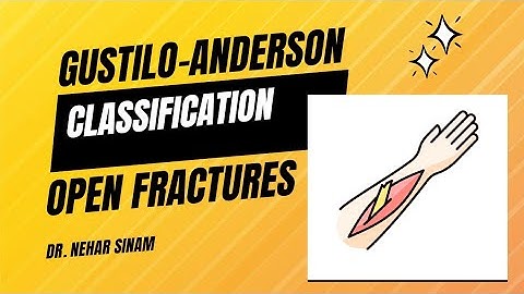 Gustillo-Anderson Classification of Open Fractures