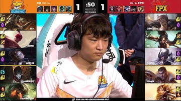FPX vs SN | W10D7 - Match 3 Game 3 | LPL Summer Split 2020 – S10 | FunPlus Phoenix vs Suning