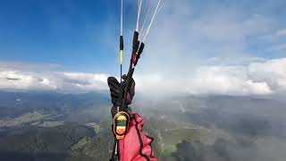 Kössen Kratzen an Hang und Wolke hike&fly gleitschirmfliegen paragleiten paragliding parapente