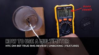 HTC DM-85T True RMS Multimeter Review | How to use a multimeter