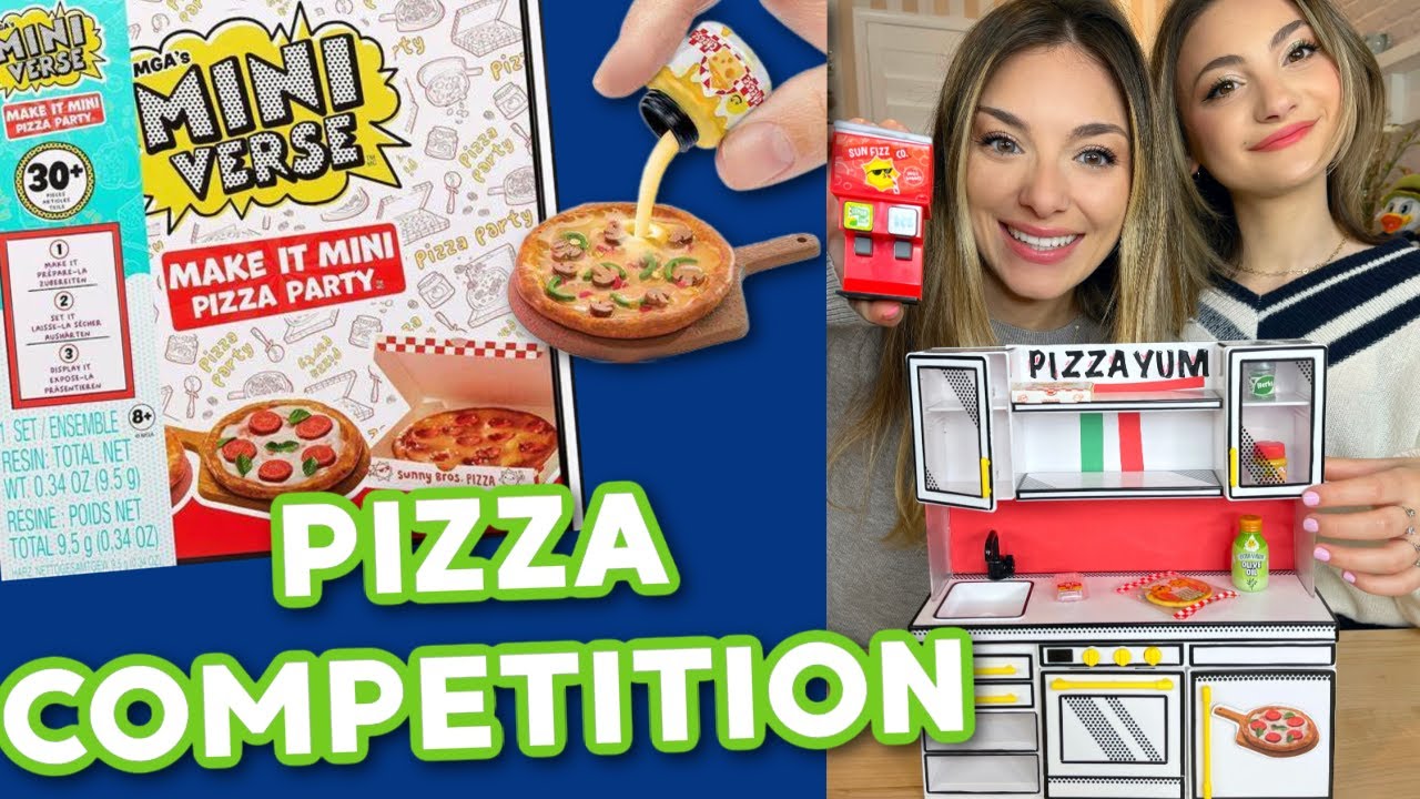 MiniVerse Pizza Shop Challenge - Make It Mini Food Pizza 