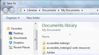 Accessible Word Documents: Exporting to PDF