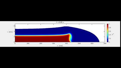 Bulbous head formation in bi-dispersed granular flow