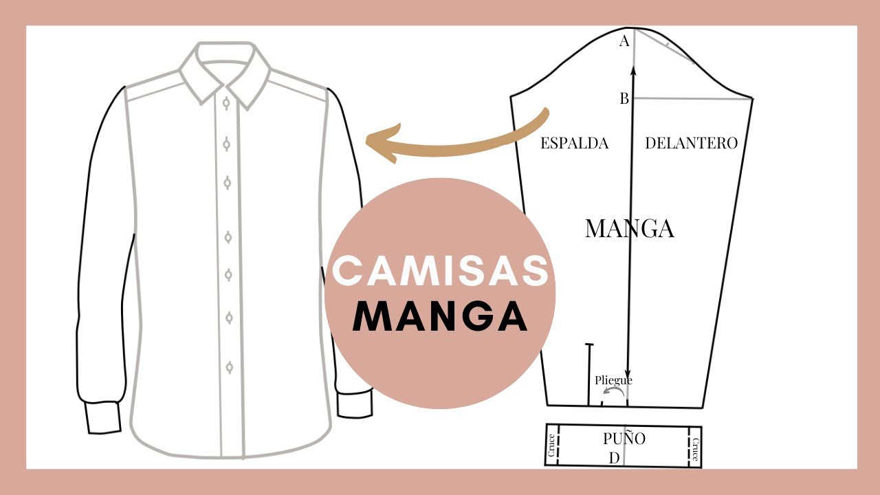 CAMISAS: Cómo hacer el patrón de manga de camisa - Alejandra Colomera | Acf  Studio