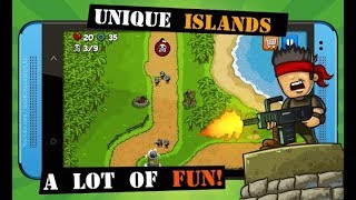 Island Defense : Offline Tower Defense - Android Gameplay screenshot 2