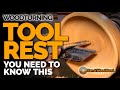 Wood Lathe Tool Rest How To Use (height, position, maintenance, safety) Woodturning Video