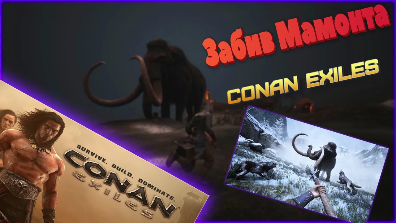 Мини мамонт ютуб. Conan Exiles мамонт. Лощина панцирников Conan Exiles. Детёныш мамонта в Conan Exiles.