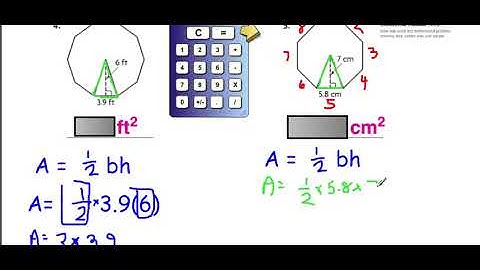 Area of Regular Polygons 10. 6