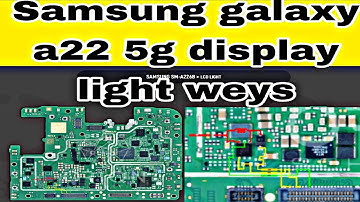 Samsung galaxy a22(a226b) 5g display light problem solution @techmobile007