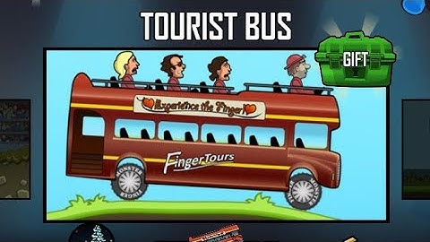 Hill Climb Racing Gameplay Part 10 Tourist Bus + Xmas