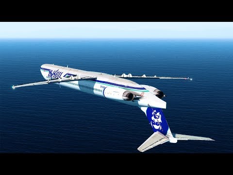 Flying Inverted - Alaska Airlines Flight 261 - P3D