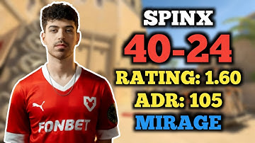 CS2 POV | SPINX (40-24) FACEIT RANKED (MIRAGE) | COM VOZ