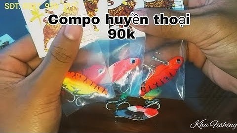 Bộ mồi cá sắt câu cá lóc nhạy nhất, fishen, cicada, orichi | Khafishing