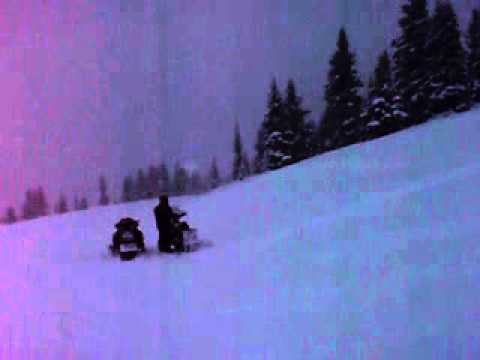 snowmobiling at cotton wood pass!
