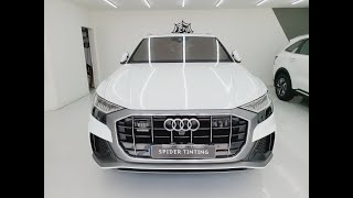 AUDI 아우디 Q8 신차패키지 진행했습니다! 아마테라스 HH썬팅 / 가죽코팅 / PPF 생활보호패키지까지!! 1인 책임시공👍